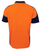 JB's Wear Hi Vis Contrast Piping Polo 6HCP4