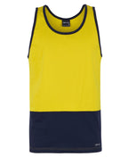 JB'S WEAR 6HTCS HI VIS COTTON SINGLET