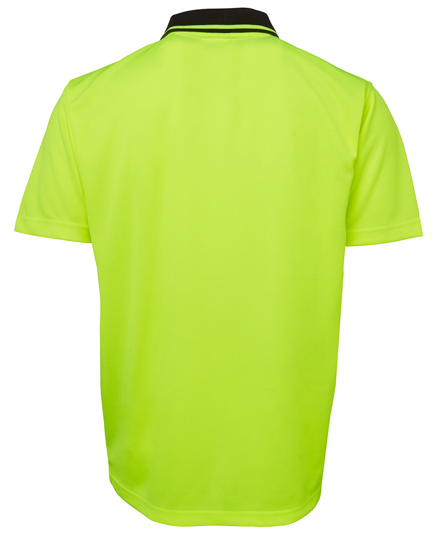 Adults Hi Vis Non Cuff Traditional Polo 6HVNC