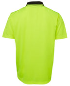 Adults Hi Vis Non Cuff Traditional Polo 6HVNC