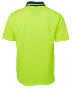 Adults Hi Vis Non Cuff Traditional Polo 6HVNC