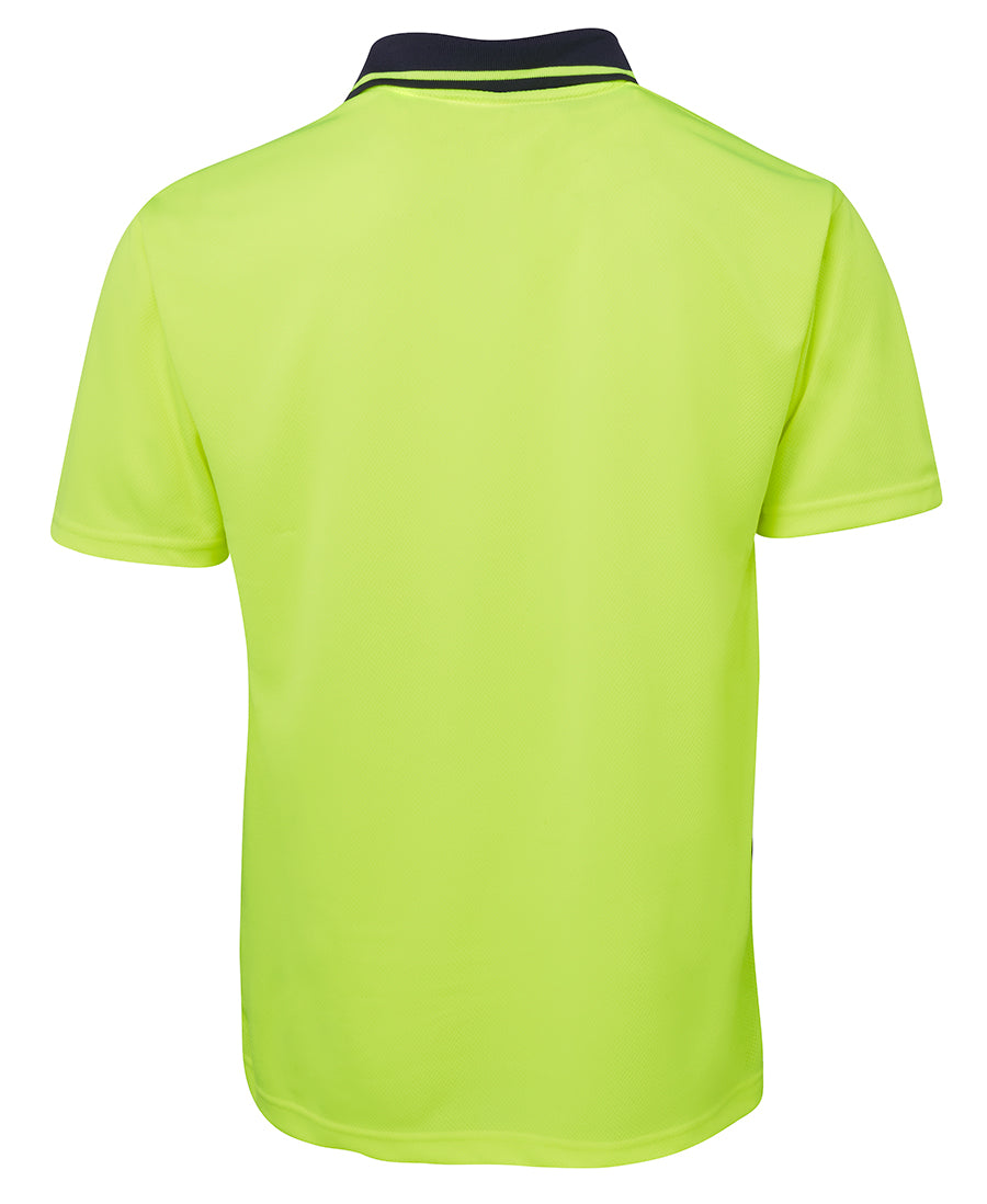 Adults Hi Vis Non Cuff Traditional Polo 6HVNC