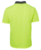 Adults Hi Vis Non Cuff Traditional Polo 6HVNC