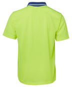 Adults Hi Vis Non Cuff Traditional Polo 6HVNC