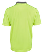 Adults Hi Vis Non Cuff Traditional Polo 6HVNC