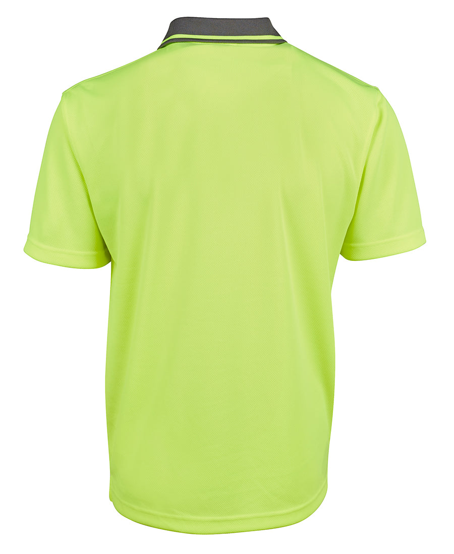 Adults Hi Vis Non Cuff Traditional Polo 6HVNC