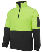 JB's Wear Hi Vis 1/2 Zip Polar Fleece 6HVPF