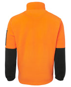 JB's Wear Hi Vis 1/2 Zip Polar Fleece 6HVPF