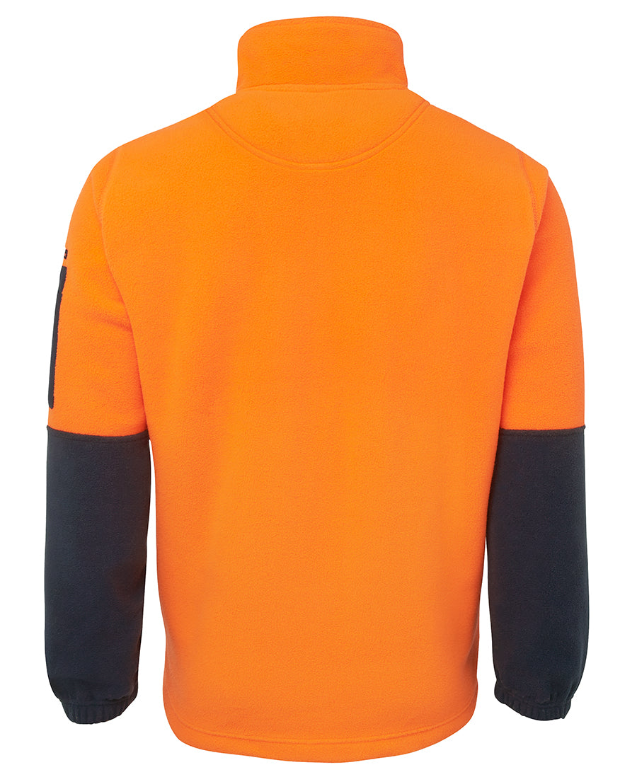 JB's Wear Hi Vis 1/2 Zip Polar Fleece 6HVPF