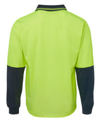 JB's Wear Hi Vis L/S Trad Polo 6HVPL