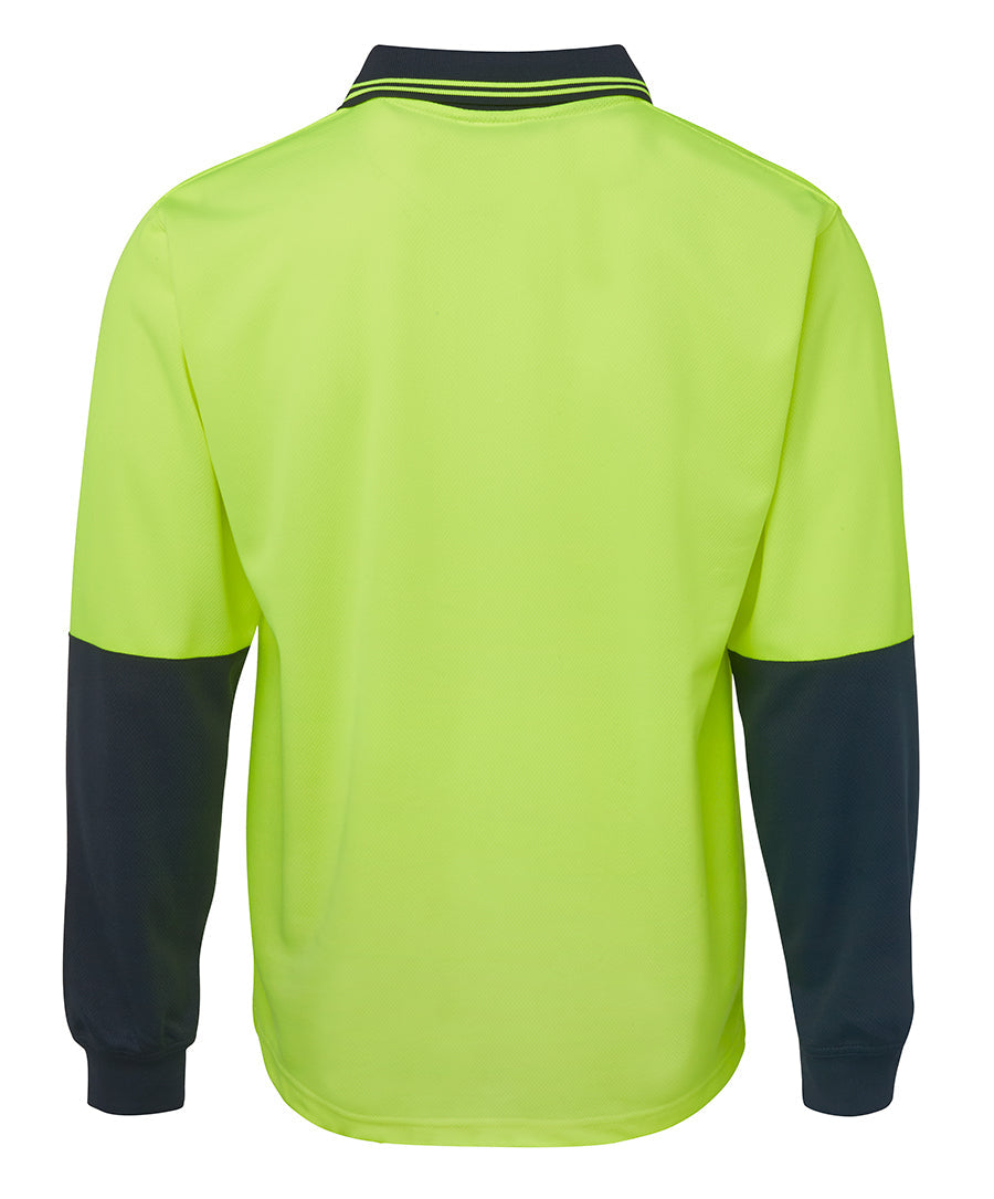 JB's Wear Hi Vis L/S Trad Polo 6HVPL