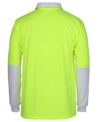 JB's Wear Hi Vis L/S Trad Polo 6HVPL