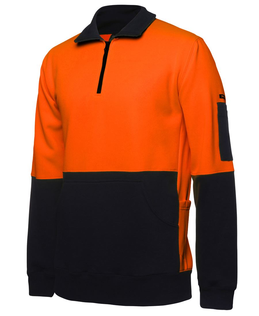 JB's Wear Hi Vis 330G 1/2 Zip Fleece 6HVPZ