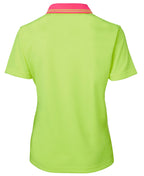 JB's Wear Ladies Hi Vis S/S Comfort Polo 6LHCP