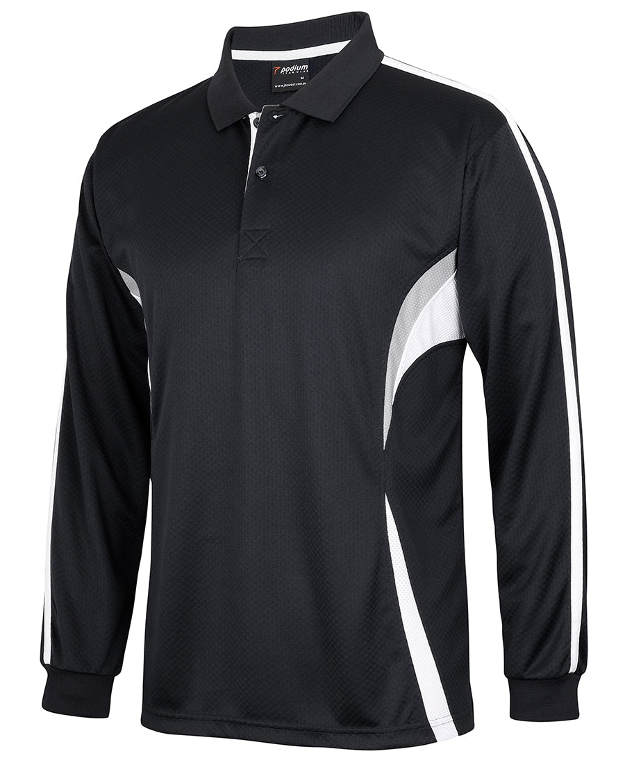 JBS PODIUM L/S COOL POLO 7CLP