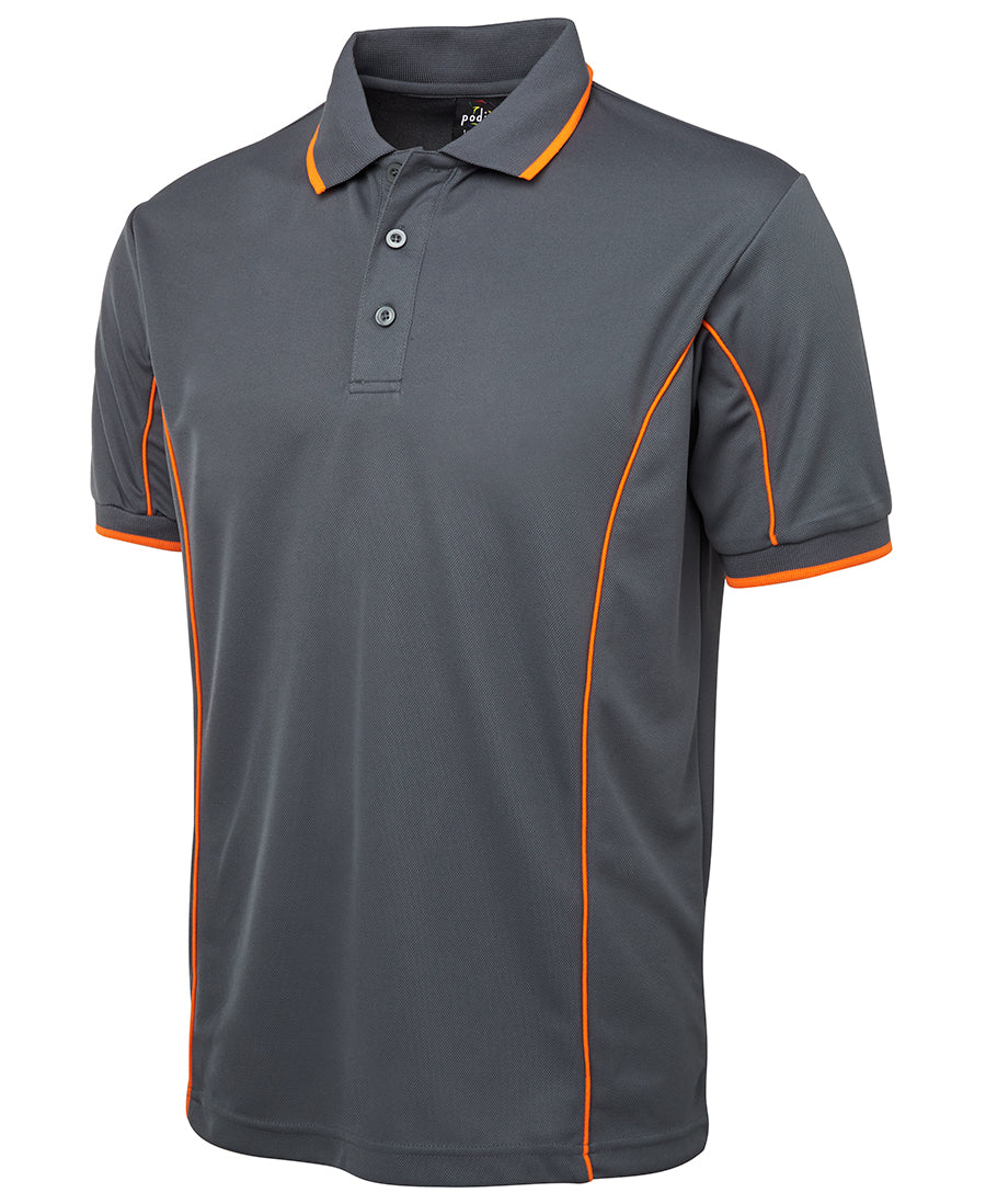 PODIUM S/S PIPING POLO 7PIP