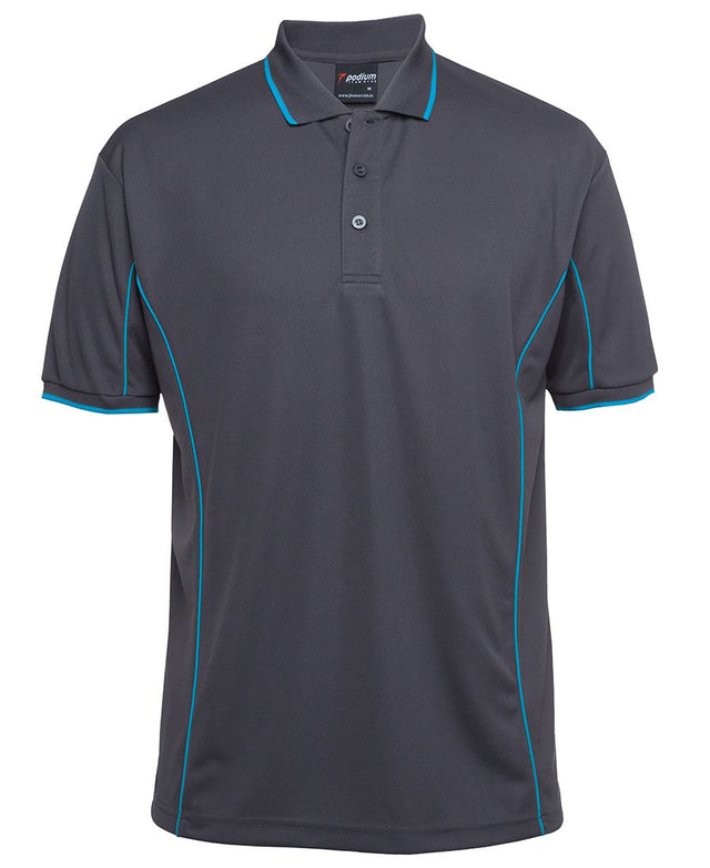 PODIUM S/S PIPING POLO 7PIP