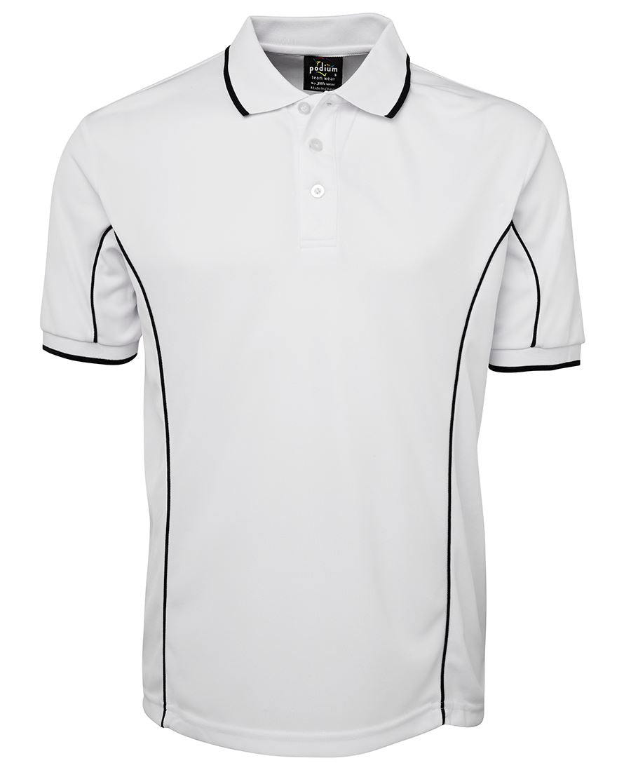 PODIUM S/S PIPING POLO 7PIP