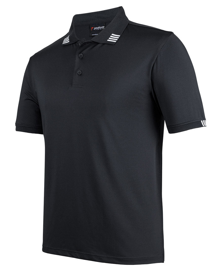 Podium 4 Stripe S/S Stretch Polo 7S4P