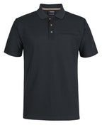 PODIUM S/S RECYCLED POLYESTER POLO 7SPR