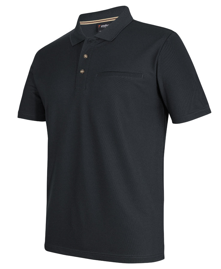PODIUM S/S RECYCLED POLYESTER POLO 7SPR