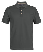 PODIUM S/S RECYCLED POLYESTER POLO 7SPR