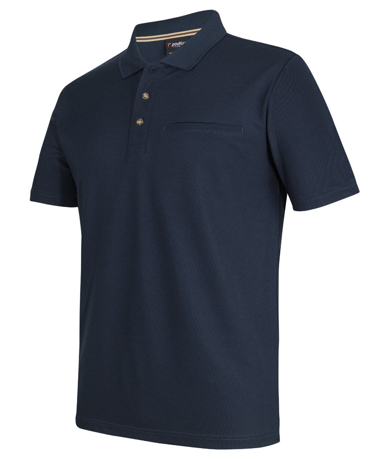 PODIUM S/S RECYCLED POLYESTER POLO 7SPR