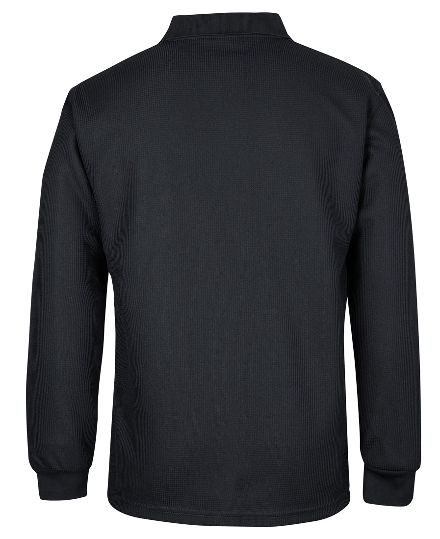 Podium L/S Waffle Pocket Polo 7WPL