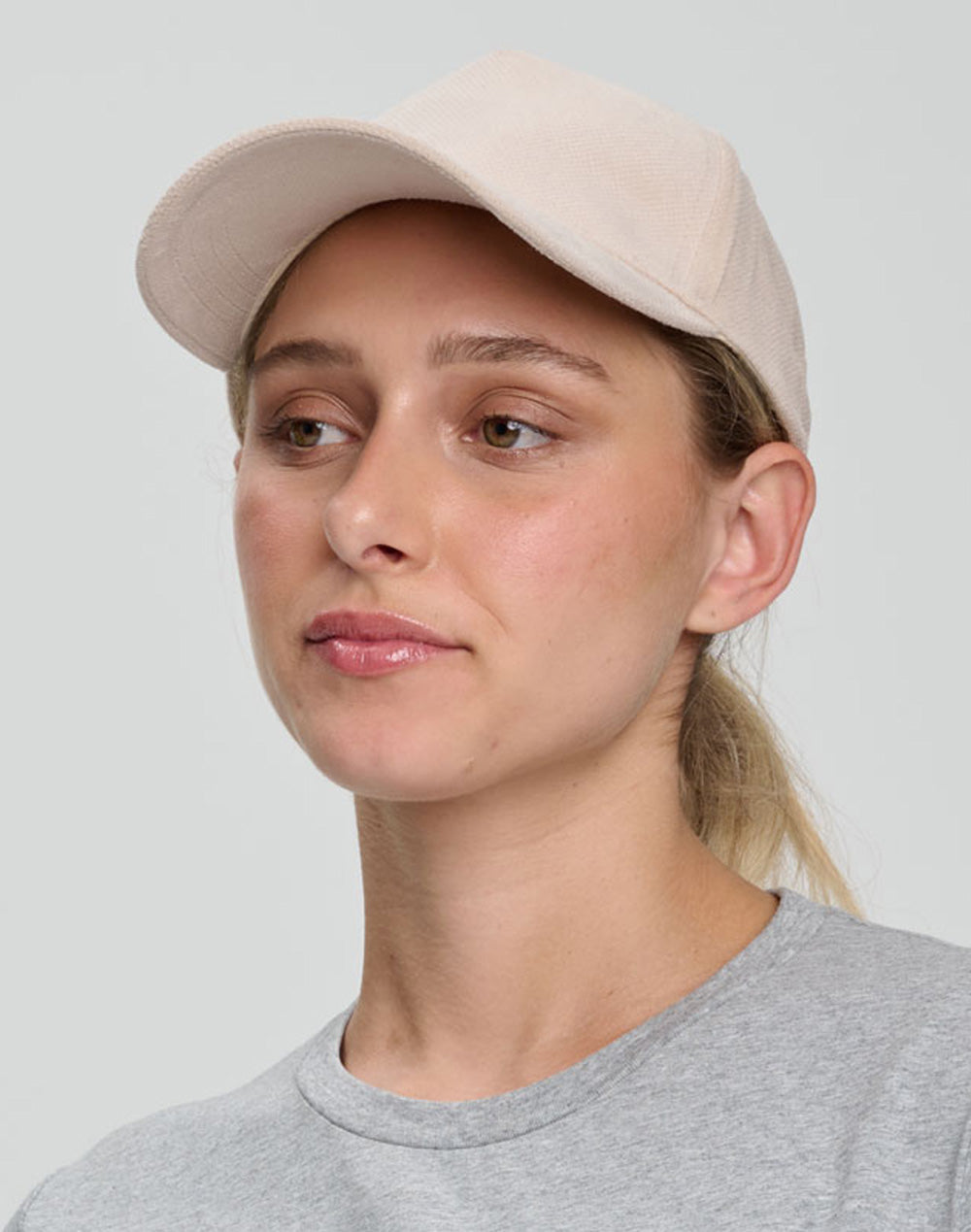 CH52 POLYESTER JACQUARD TEXTURE 5 PANEL CAP