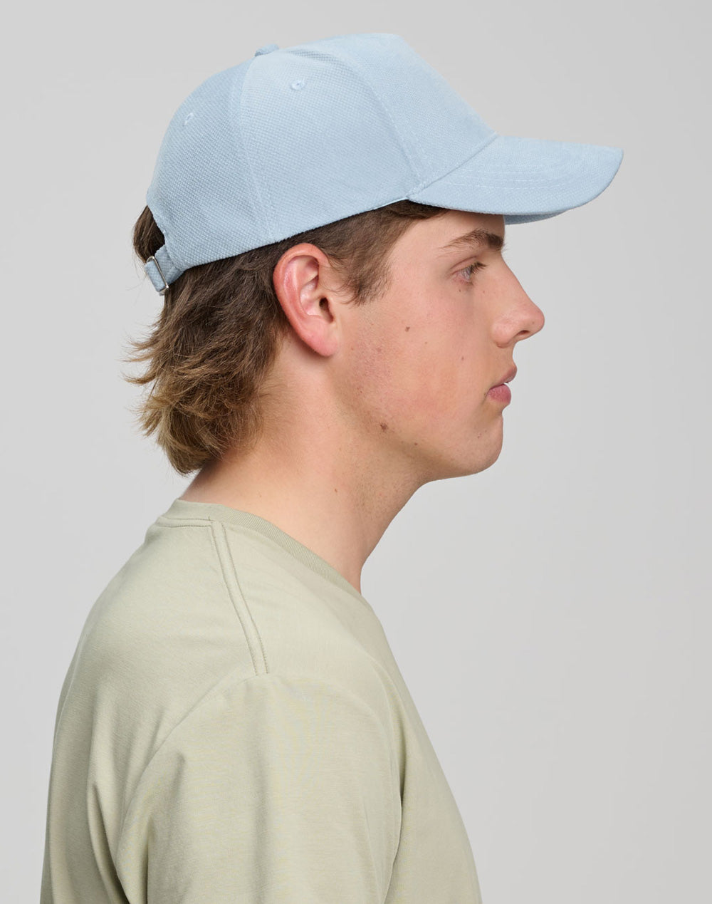 CH52 POLYESTER JACQUARD TEXTURE 5 PANEL CAP