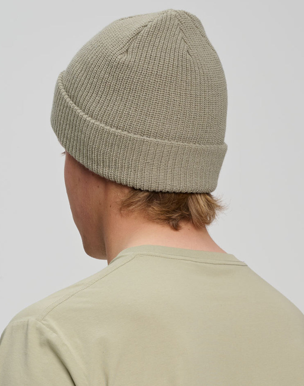 CH85 Roll Up Cable Knit Snug Beanie