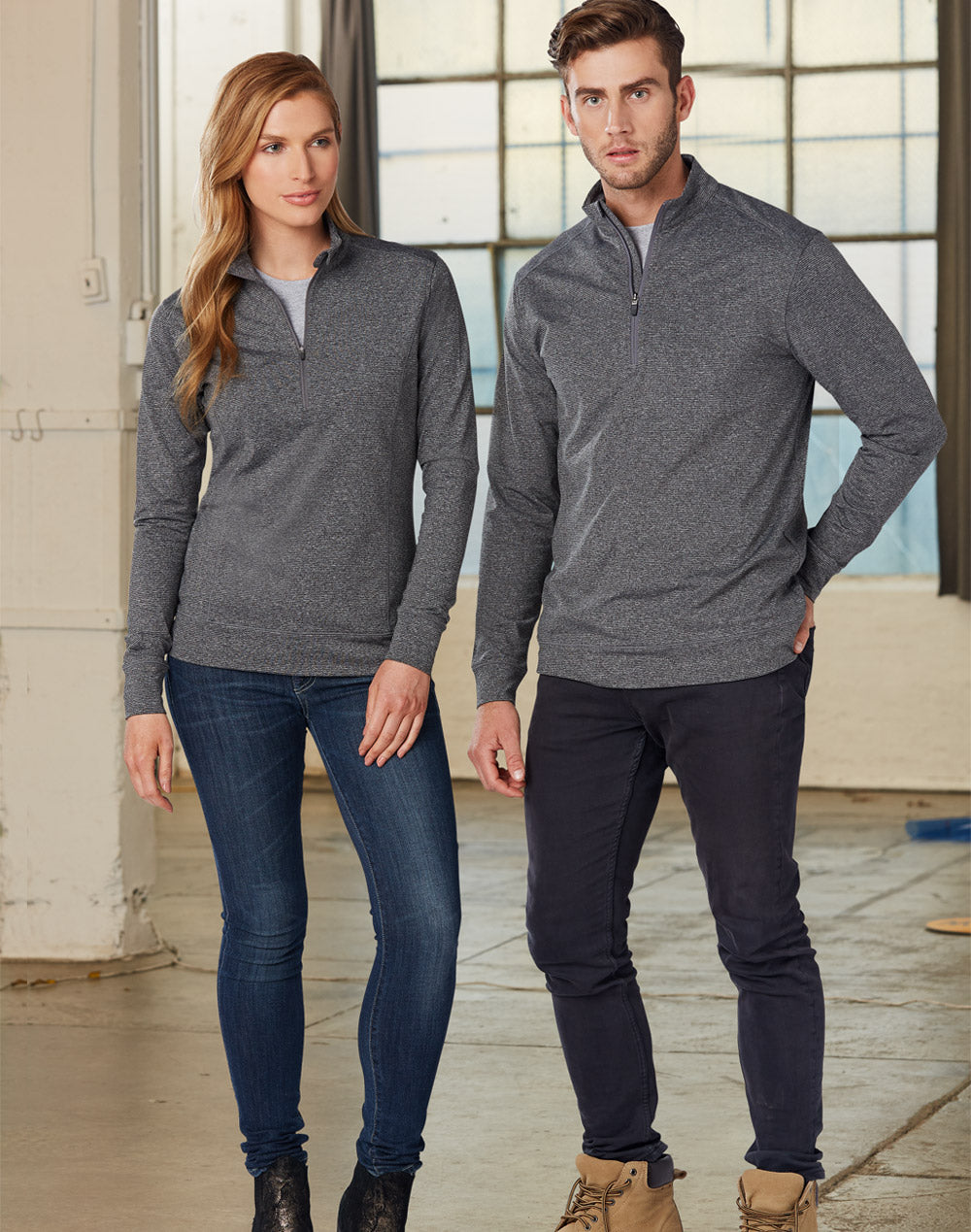 FL25 Ultimate Half Zip Long Sleeve Sweat Top - Mens