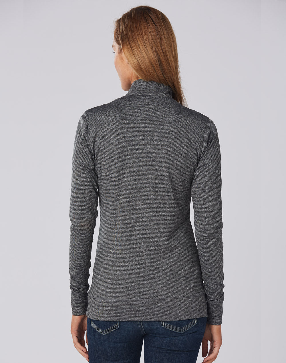 FL26 Ultimate Half Zip Long Sleeve Sweat Top - Ladies