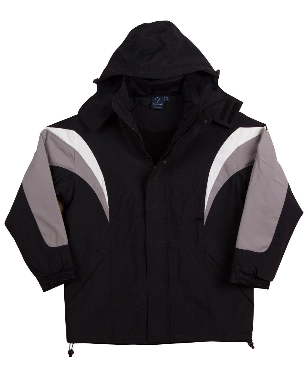 JK28 BATHURST Tri-Colour Jacket With Hood Unisex
