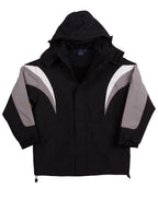 JK28 BATHURST Tri-Colour Jacket With Hood Unisex