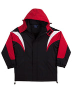 JK28 BATHURST Tri-Colour Jacket With Hood Unisex