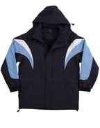 JK28 BATHURST Tri-Colour Jacket With Hood Unisex