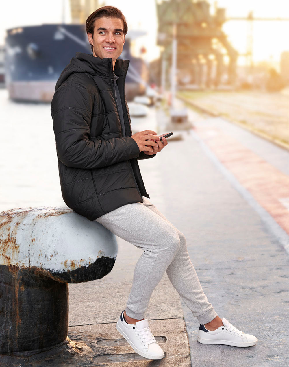 JK58 UNISEX SUSTAINABLE SEAMLESS PARKA JACKET (3D CUT)