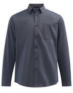 M7009L Mens Smart Casual Cotton Blend L/S Shirt