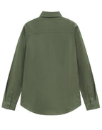 M8009L Womens Smart Casual Cotton Blend L/S Shirt