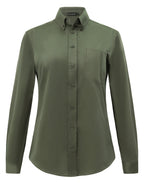 M8009L Womens Smart Casual Cotton Blend L/S Shirt