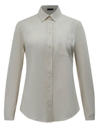 M8009L Womens Smart Casual Cotton Blend L/S Shirt