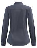 M8009L Womens Smart Casual Cotton Blend L/S Shirt