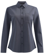 M8009L Womens Smart Casual Cotton Blend L/S Shirt