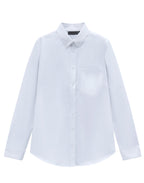 M8009L Womens Smart Casual Cotton Blend L/S Shirt