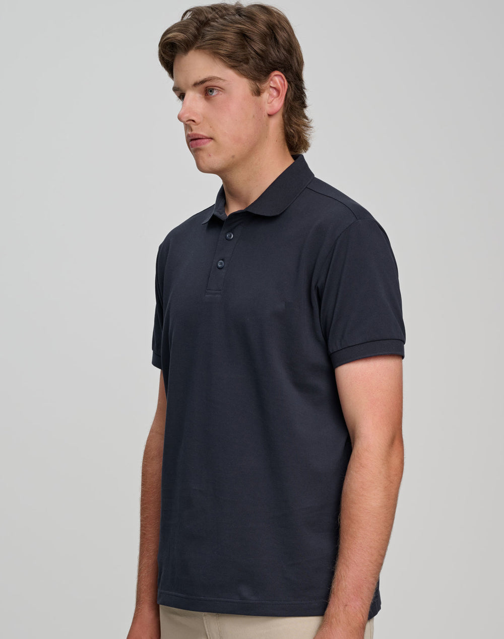 PS71 Mens Ultrafine Cotton Pique Short Sleeve Polo