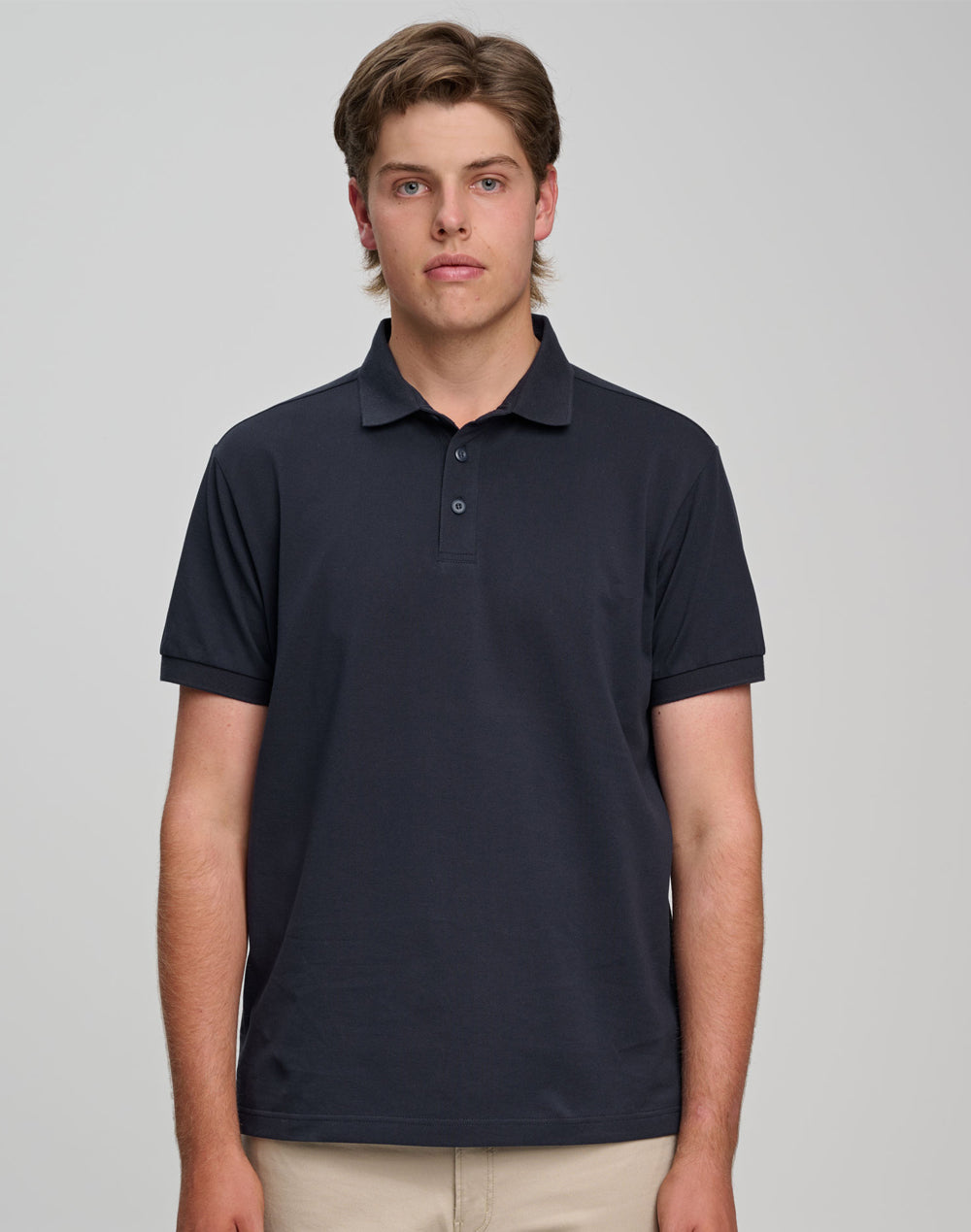 PS71 Mens Ultrafine Cotton Pique Short Sleeve Polo