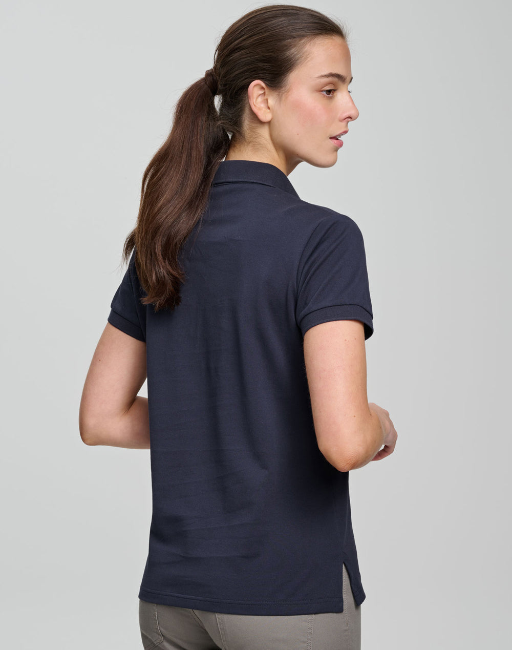 PS72 Ladies Ultrafine Cotton Pique Short Sleeve Polo