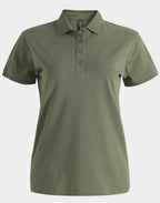 PS72 Ladies Ultrafine Cotton Pique Short Sleeve Polo