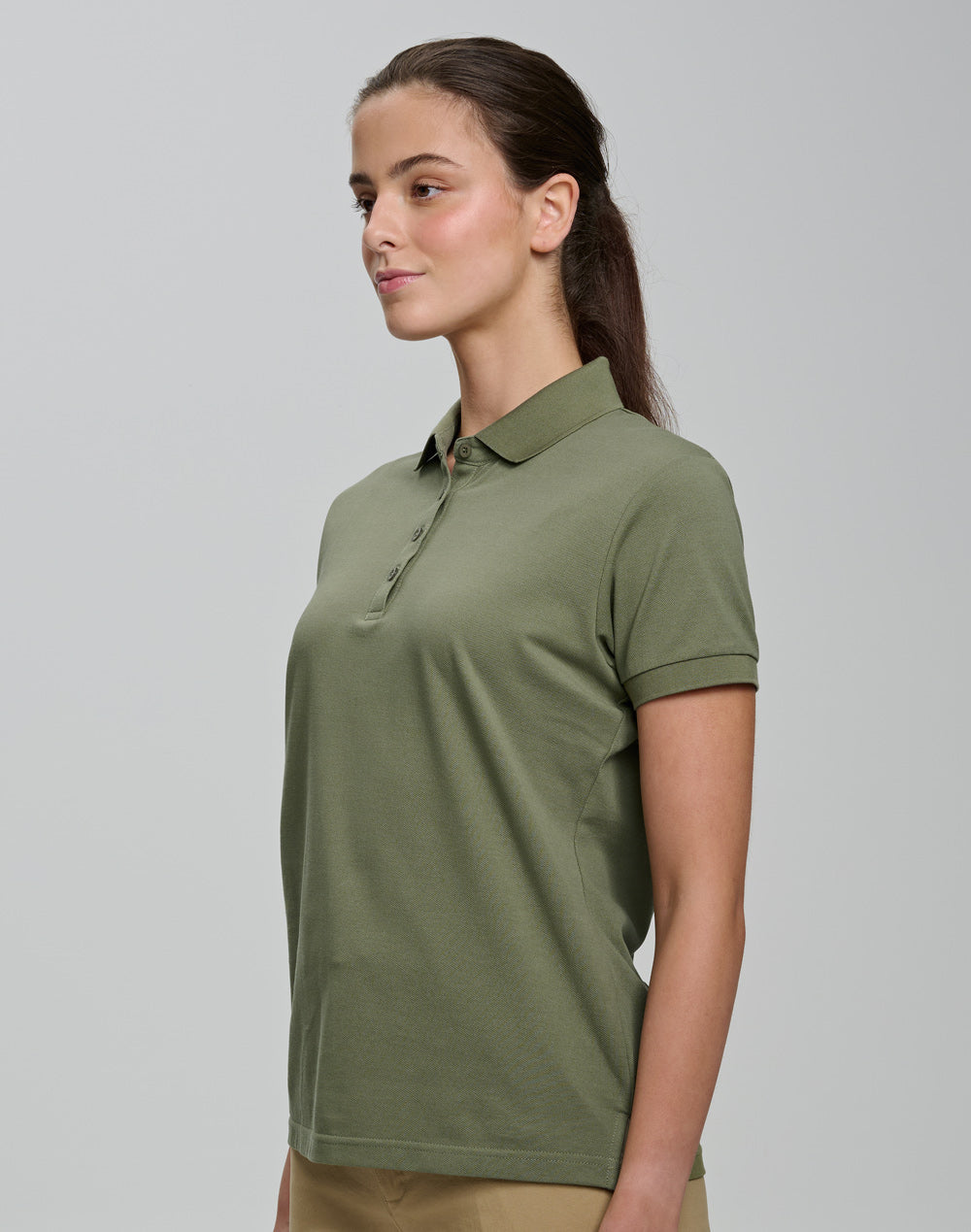 PS72 Ladies Ultrafine Cotton Pique Short Sleeve Polo